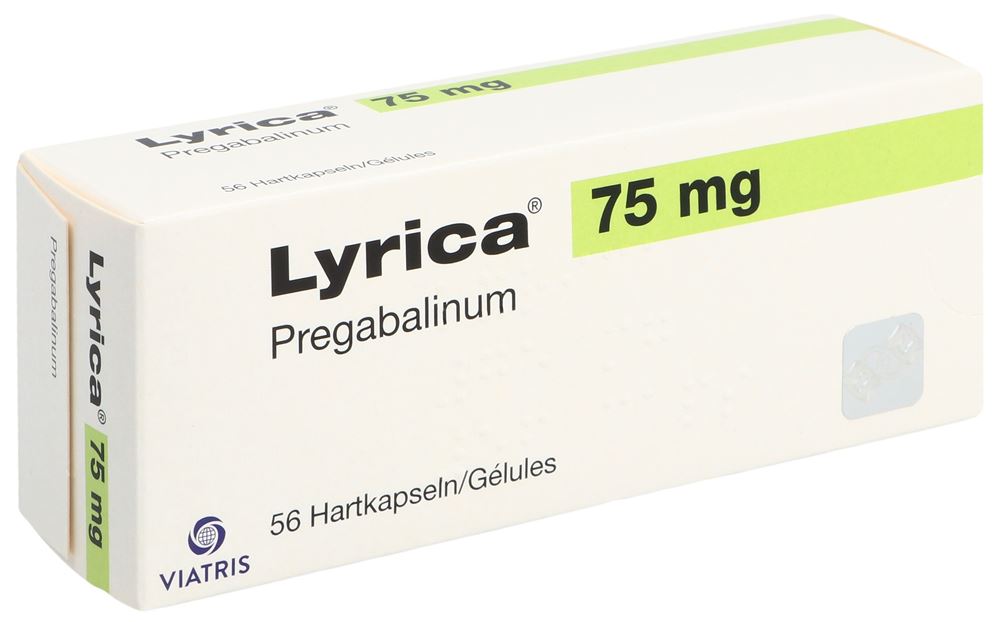 LYRICA caps 75 mg blist 56 pce, image principale