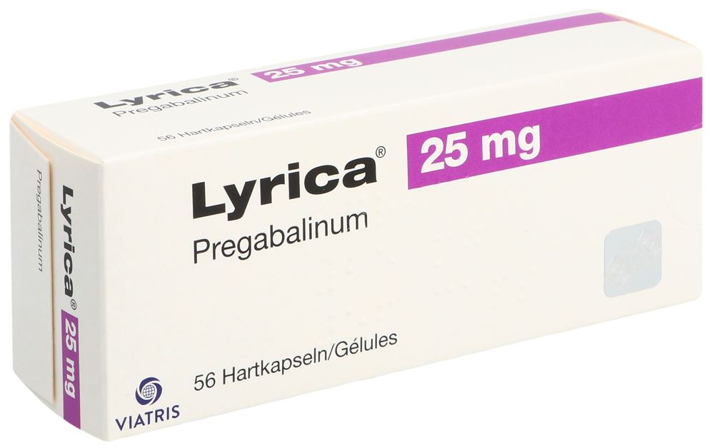 LYRICA Kaps 25 mg Blist 56 Stk