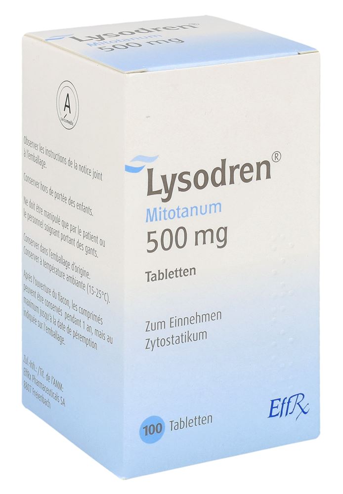 LYSODREN Tabl 500 mg Fl 100 Stk, Hauptbild