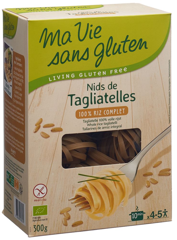 Nids de tagliatelle 100% riz complet