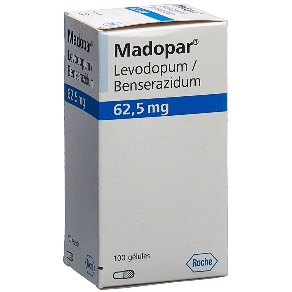 MADOPAR caps 62.5 mg bte 100 pce, image 2 sur 2