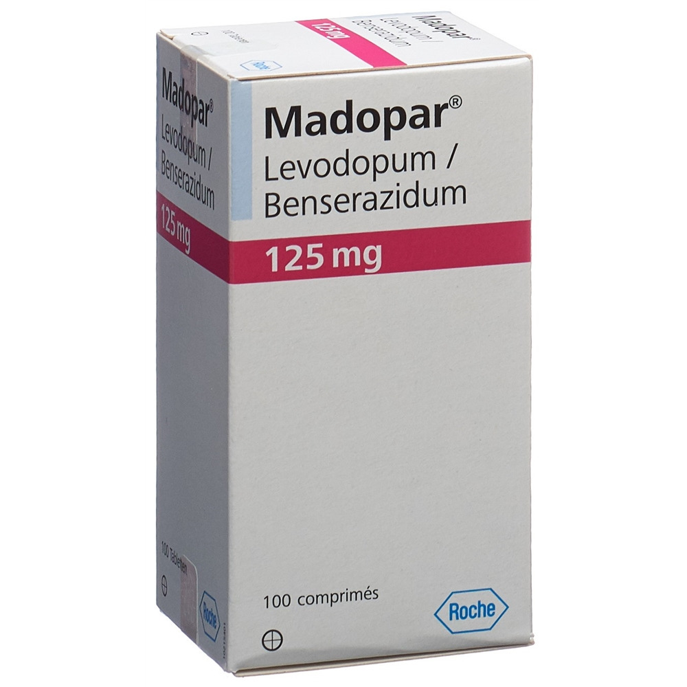 MADOPAR cpr 125 mg bte 100 pce, image 2 sur 2