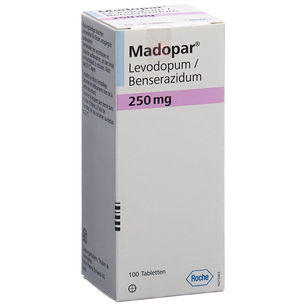 MADOPAR cpr 250 mg bte 100 pce, image principale