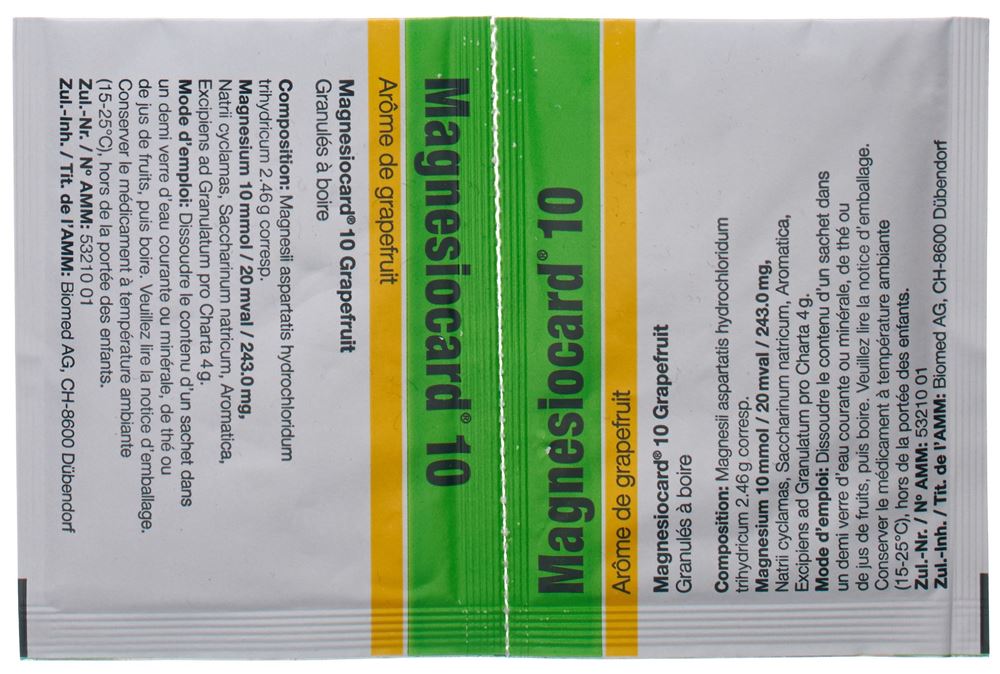 Magnesiocard Gran 10 mmol Grapefruit Btl 20 Stk, Bild 3 von 3