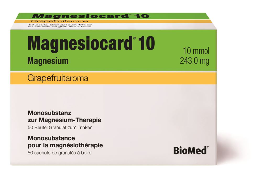 Magnesiocard Gran 10 mmol Grapefruit Btl 50 Stk