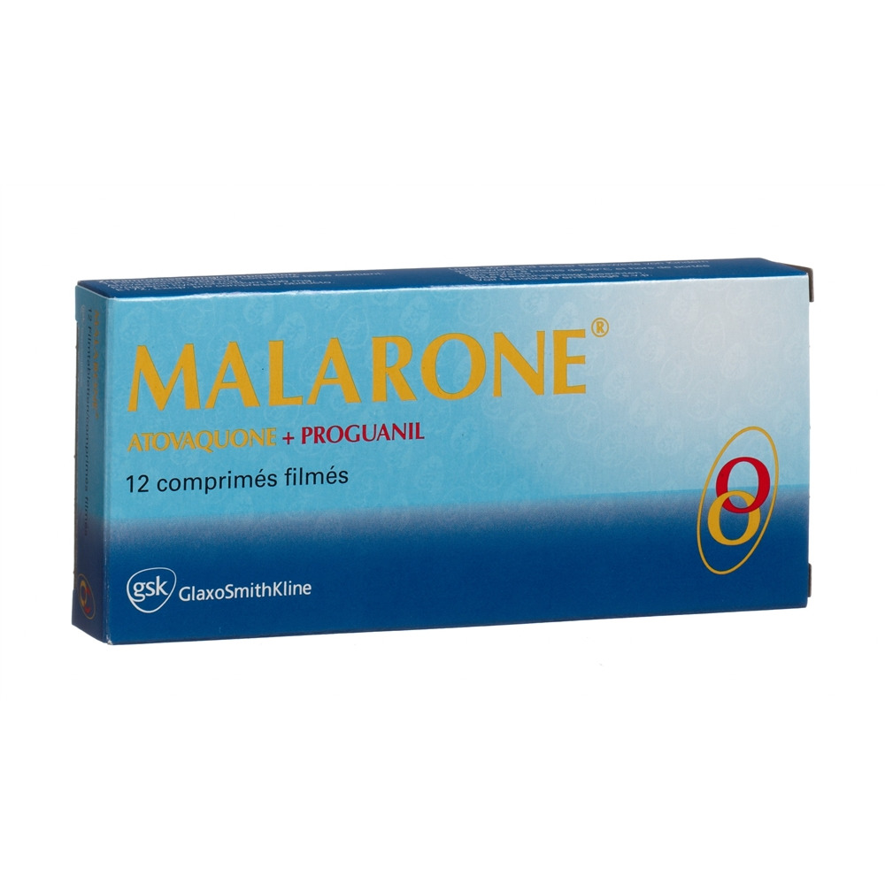 MALARONE cpr pell 250/100 mg blist 12 pce, image 2 sur 2