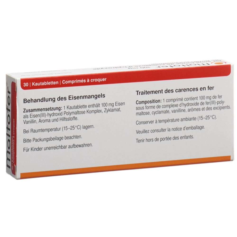 MALTOFER cpr croquer 100 mg blist 30 pce, image 4 sur 4