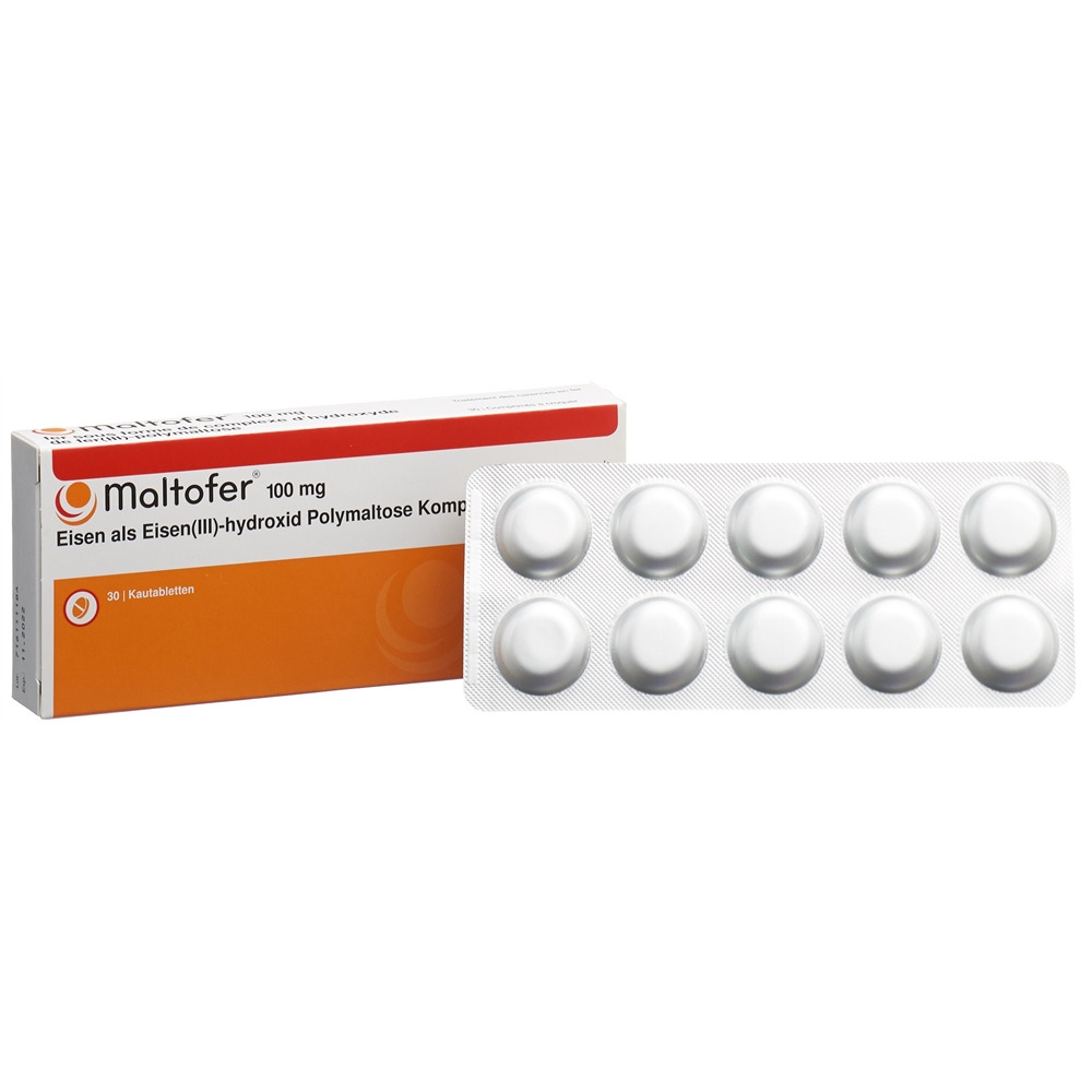 MALTOFER cpr croquer 100 mg blist 30 pce, image principale