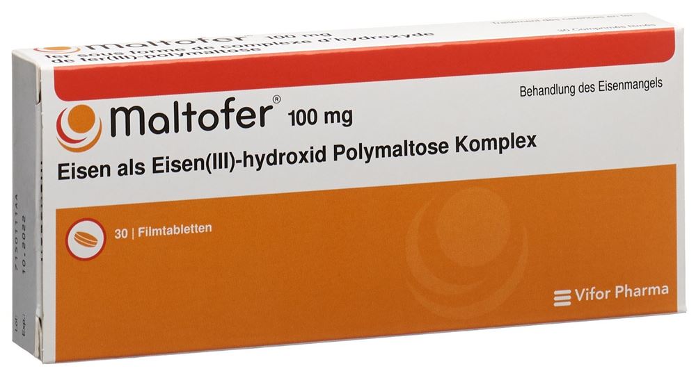 MALTOFER cpr pell 100 mg blist 30 pce
