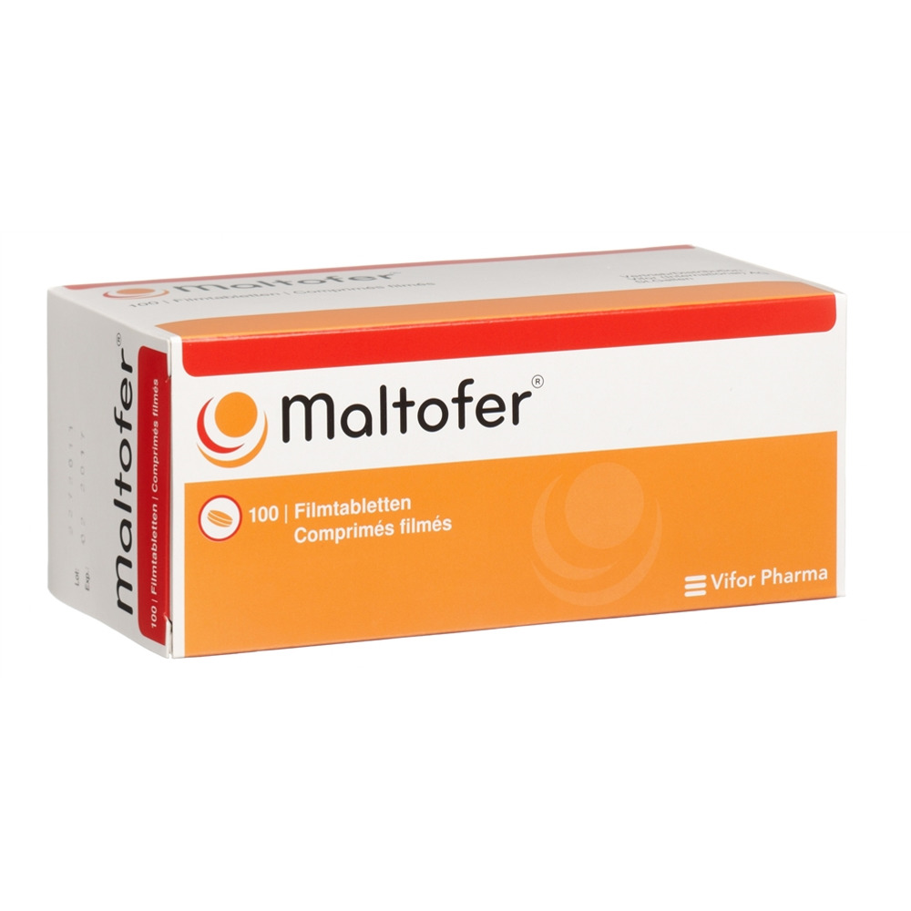 MALTOFER Filmtabl 100 mg Blist 100 Stk, Hauptbild