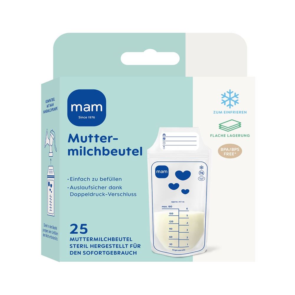 MAM sachet de conservation du lait maternel, image principale