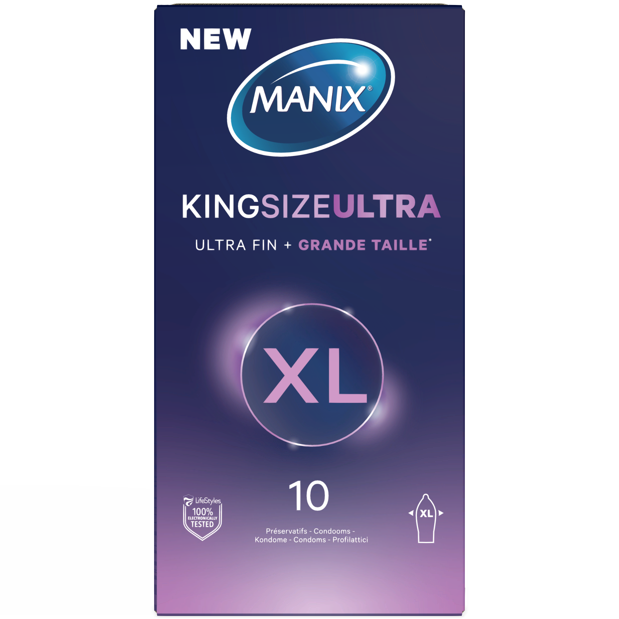 MANIX King Size Ultra préservatifs