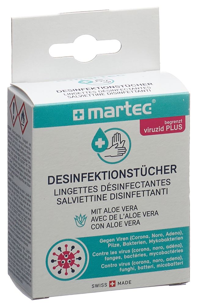 MARTEC Lingettes désinfectantes, image principale