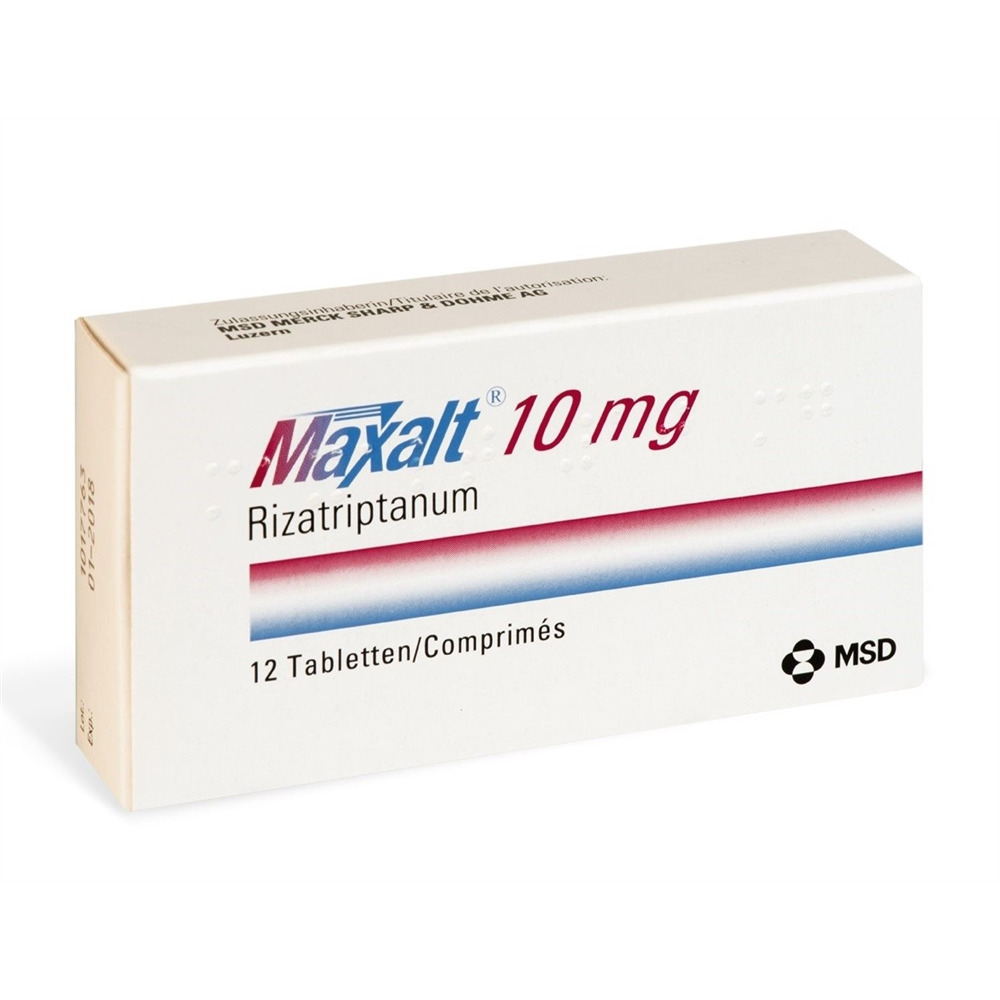 MAXALT cpr 10 mg blist 12 pce, image principale