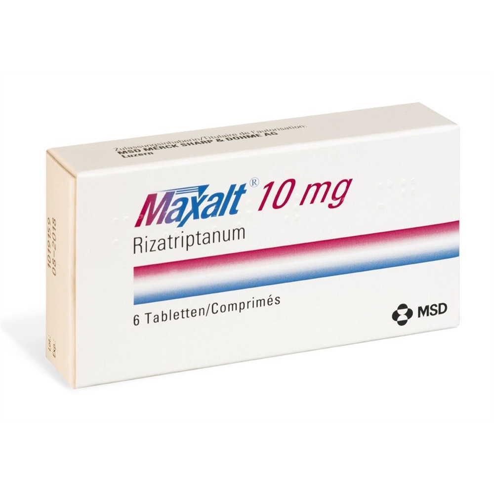 MAXALT cpr 10 mg blist 6 pce, image principale