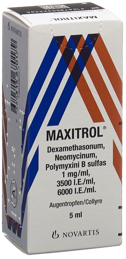 MAXITROL gtt opht fl 5 ml, image principale MAXITROL gtt opht fl 5 ml, image principale