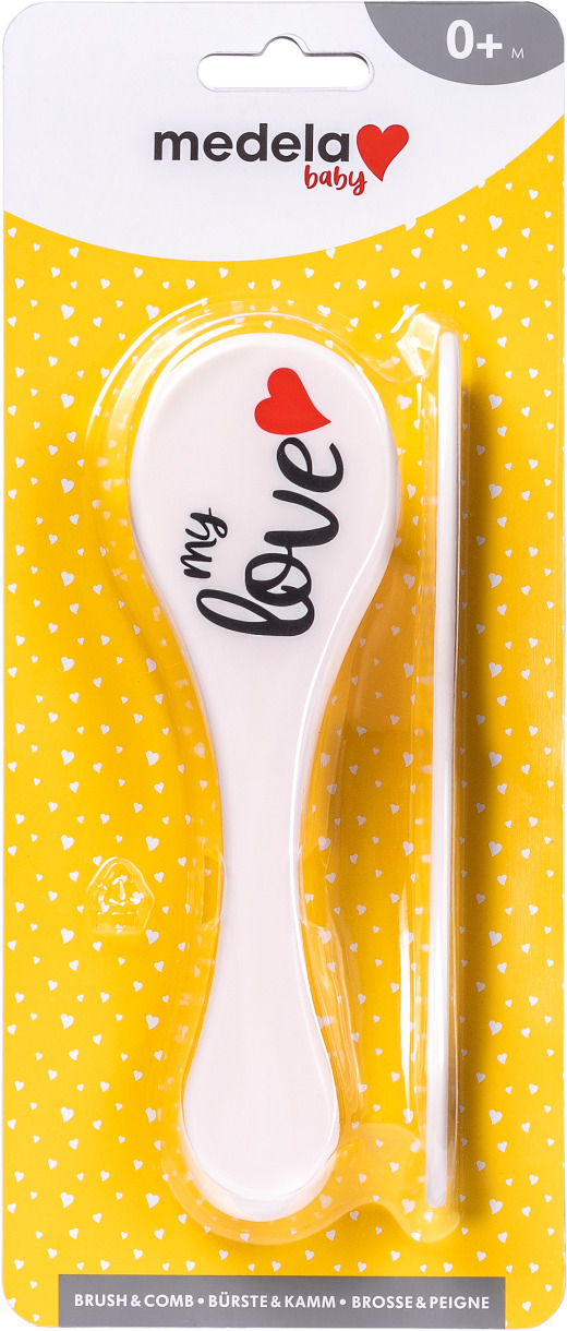 MEDELA Baby brosse et peigne à cheveux pour bébés, image principale