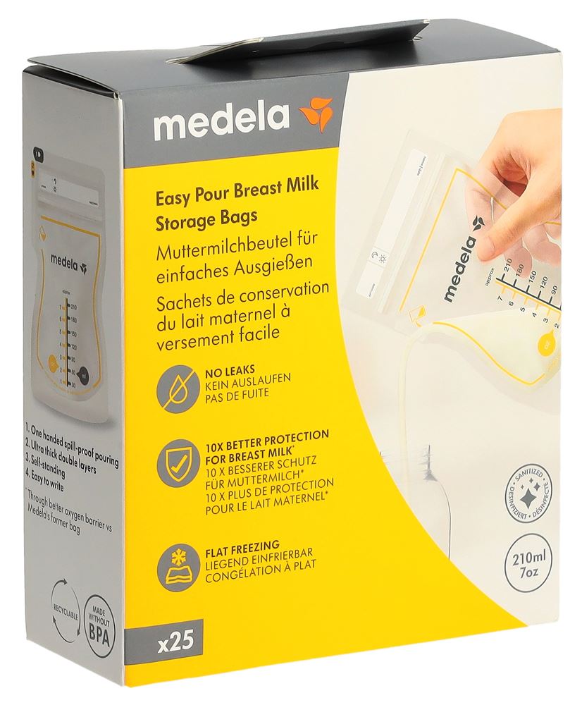 MEDELA Easy Pour sachets de conservation du lait maternel