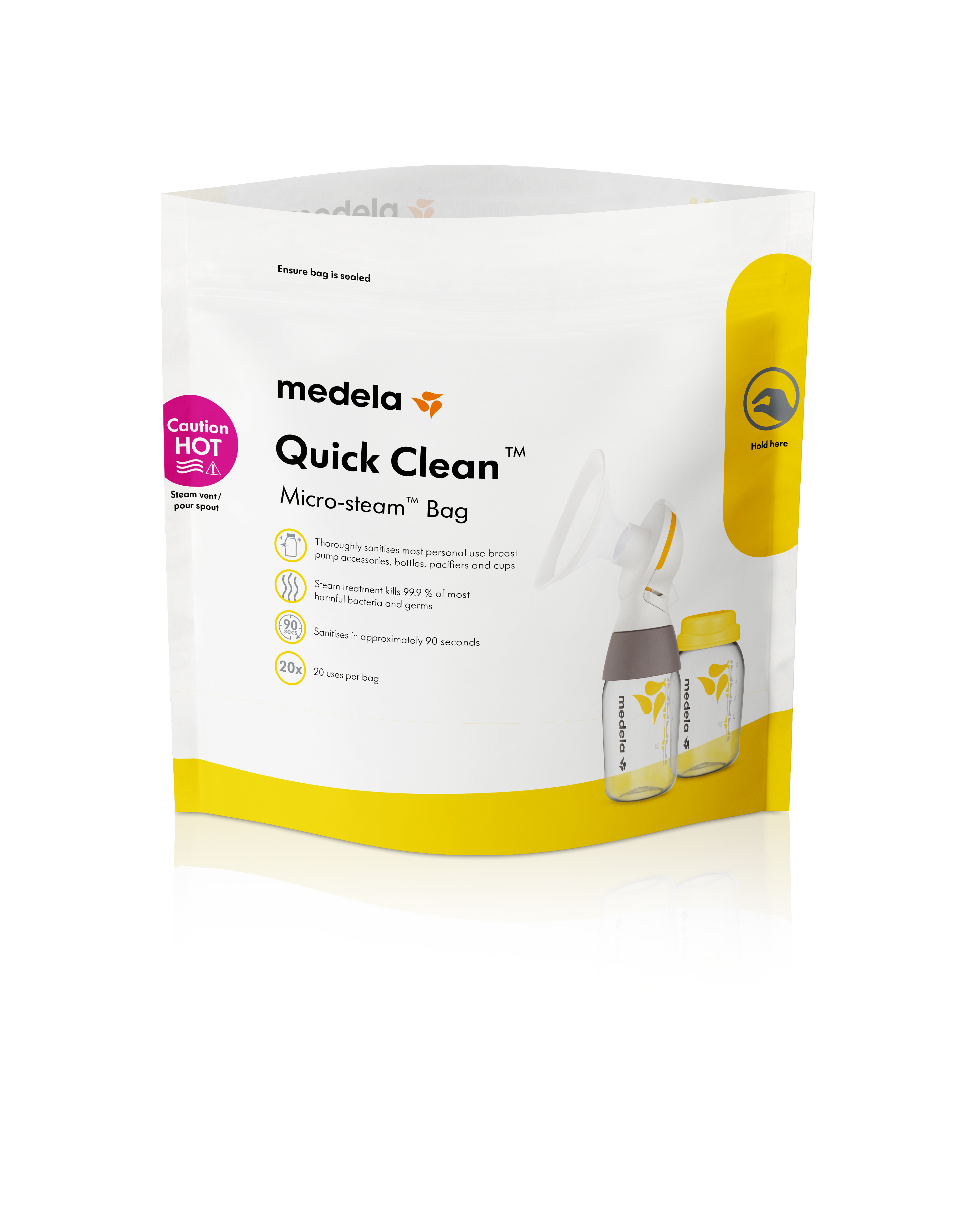 MEDELA sachet pour la stérilisation aux micro-ondes, image 2 sur 3