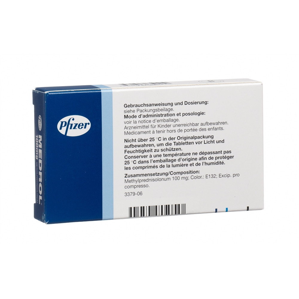 MEDROL cpr 100 mg blist 10 pce, image 2 sur 2