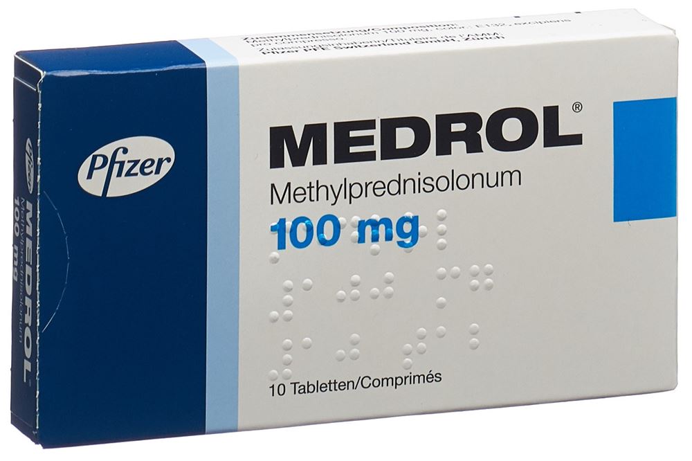 MEDROL cpr 100 mg blist 10 pce, image principale