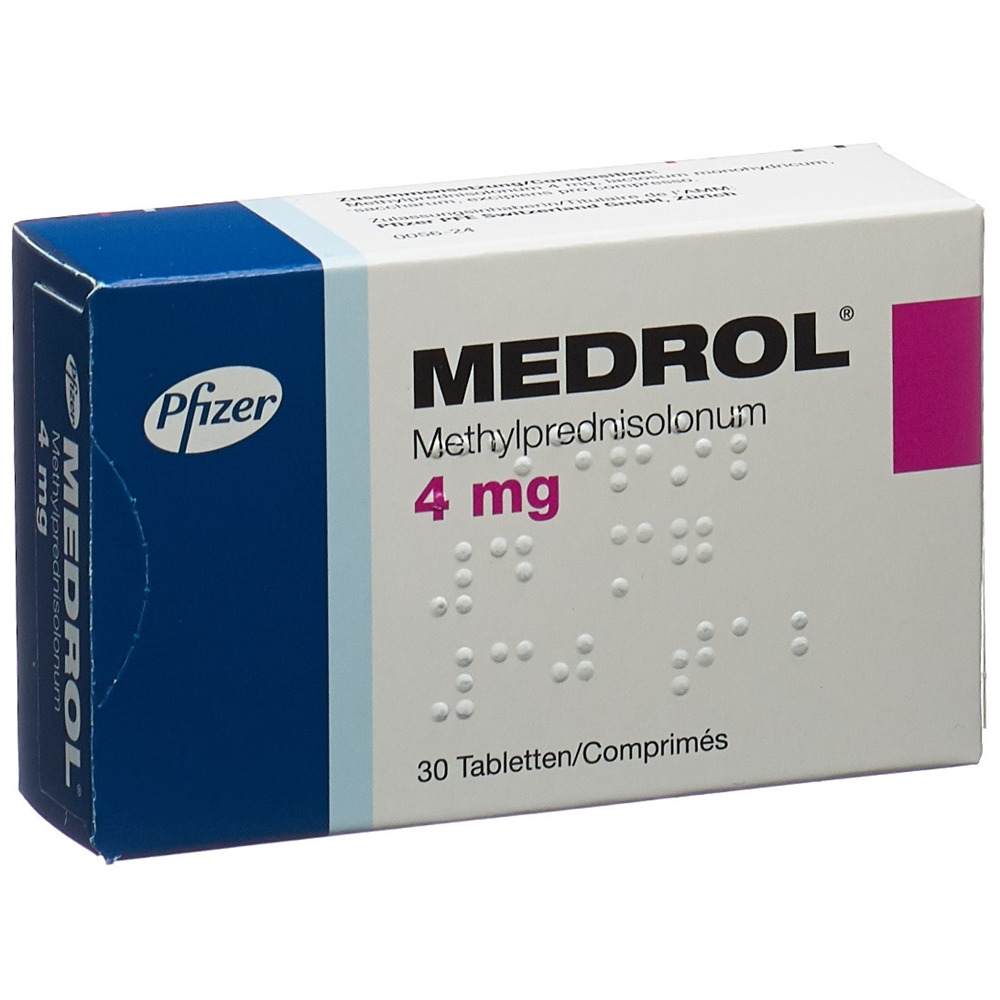 MEDROL cpr 4 mg blist 30 pce, image principale