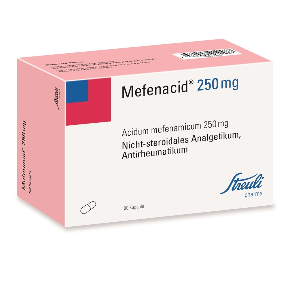 MEFENACIDE Kaps 250 mg Blist 100 Stk, Hauptbild