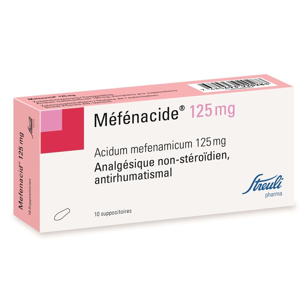 MEFENACIDE Supp 125 mg Blist 10 Stk, Bild 2 von 2