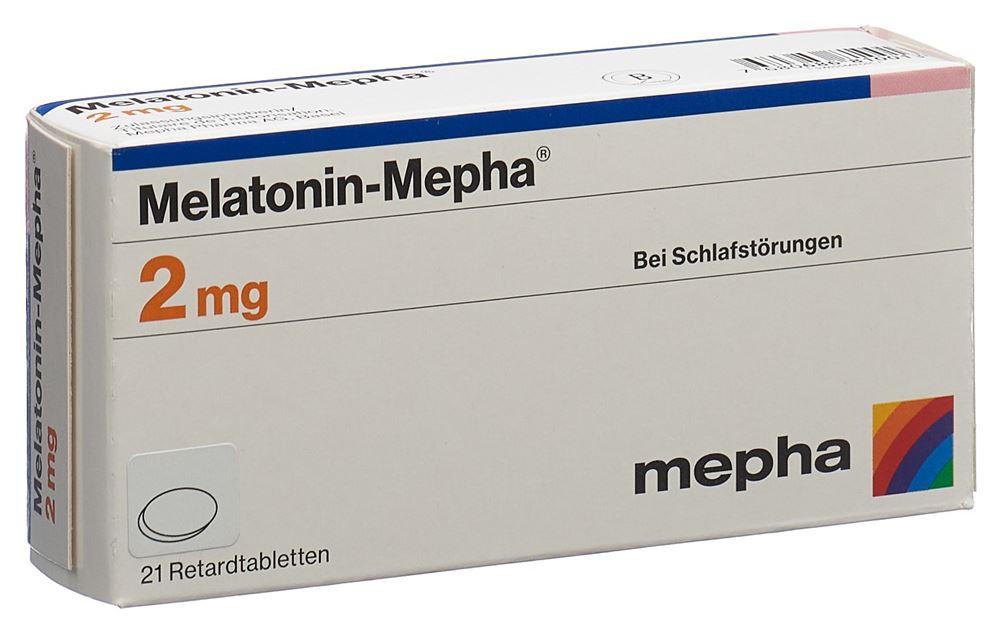 MELATONINE Mepha 2 mg, image principale