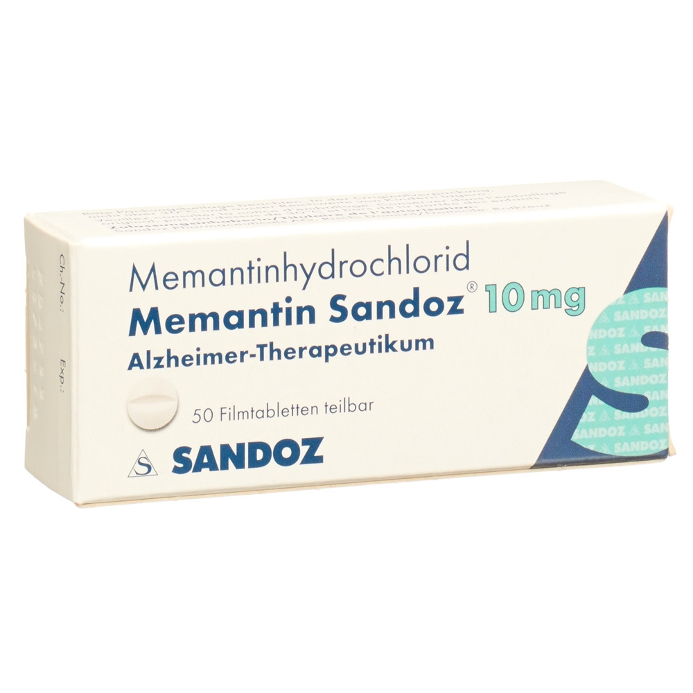 MEMANTINE Sandoz 10 mg, Hauptbild