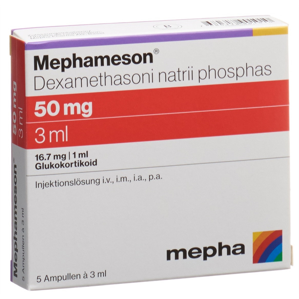 MEPHAMESON Inj Lös 50 mg/3ml Amp 3 ml, Hauptbild