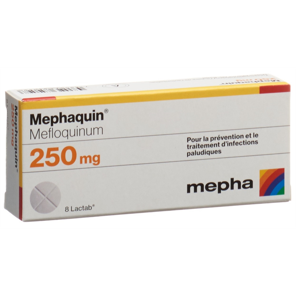 MEPHAQUIN cpr pell 250 mg blist 8 pce, image 2 sur 2