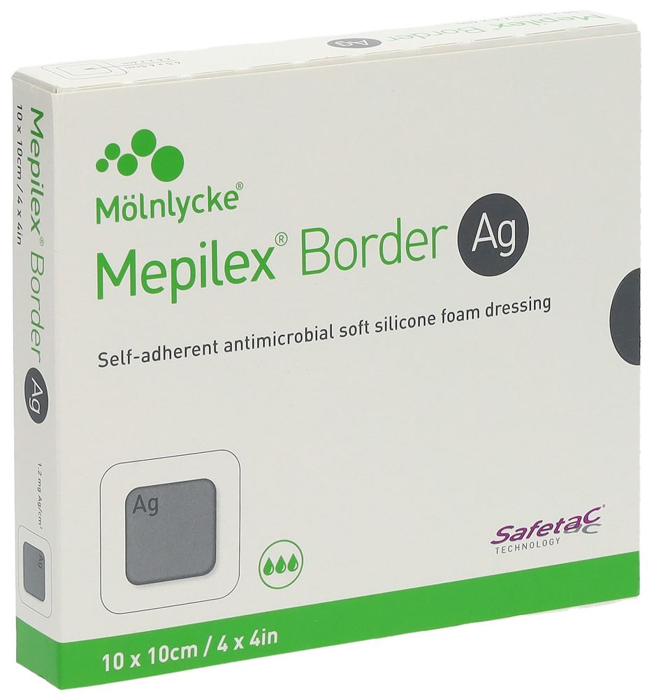 MEPILEX Ag Border pansement hydrocellulaire, image principale