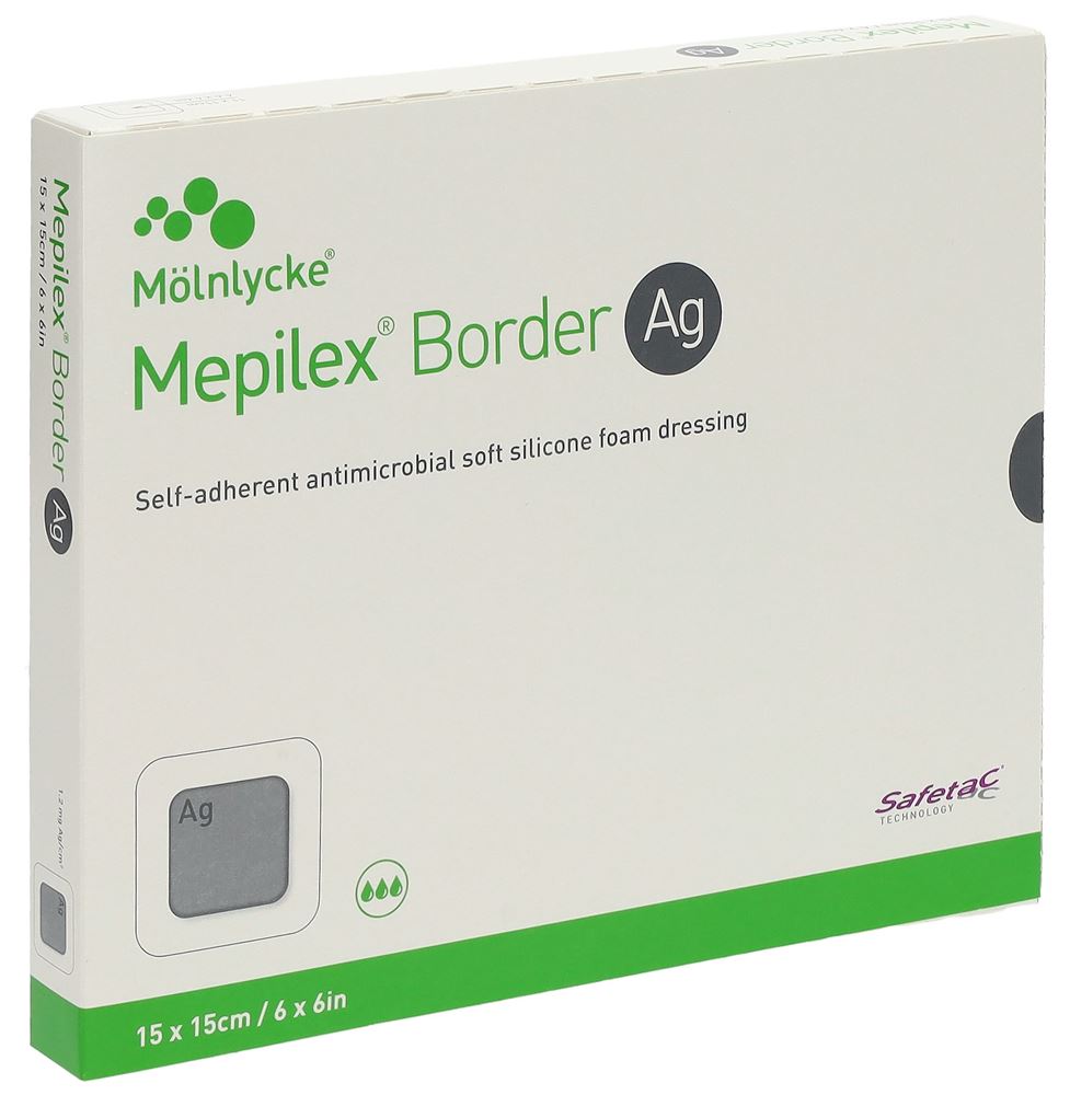 MEPILEX Ag Border pansement hydrocellulaire, image principale