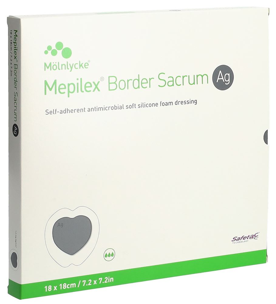 MEPILEX Ag Border Schaumverband, Hauptbild