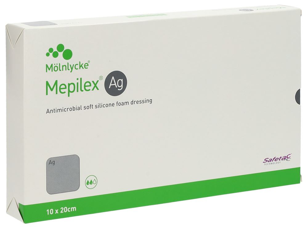 MEPILEX Ag pansement hydrocellulaire Safetac, image principale