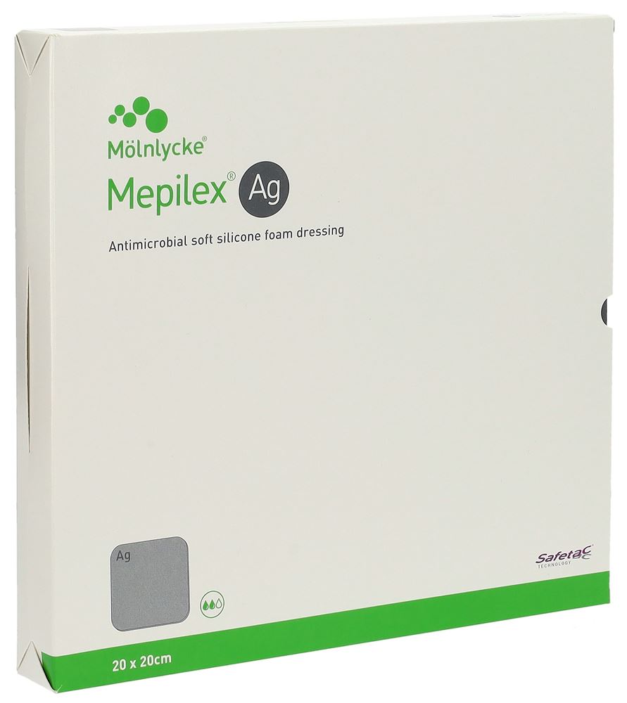 MEPILEX Ag pansement hydrocellulaire Safetac, image principale