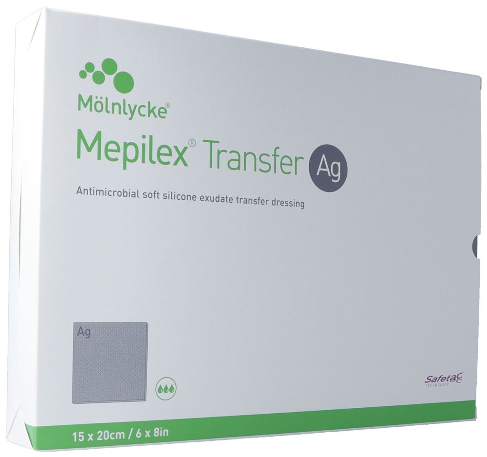 MEPILEX Transfer Ag pansement drainage