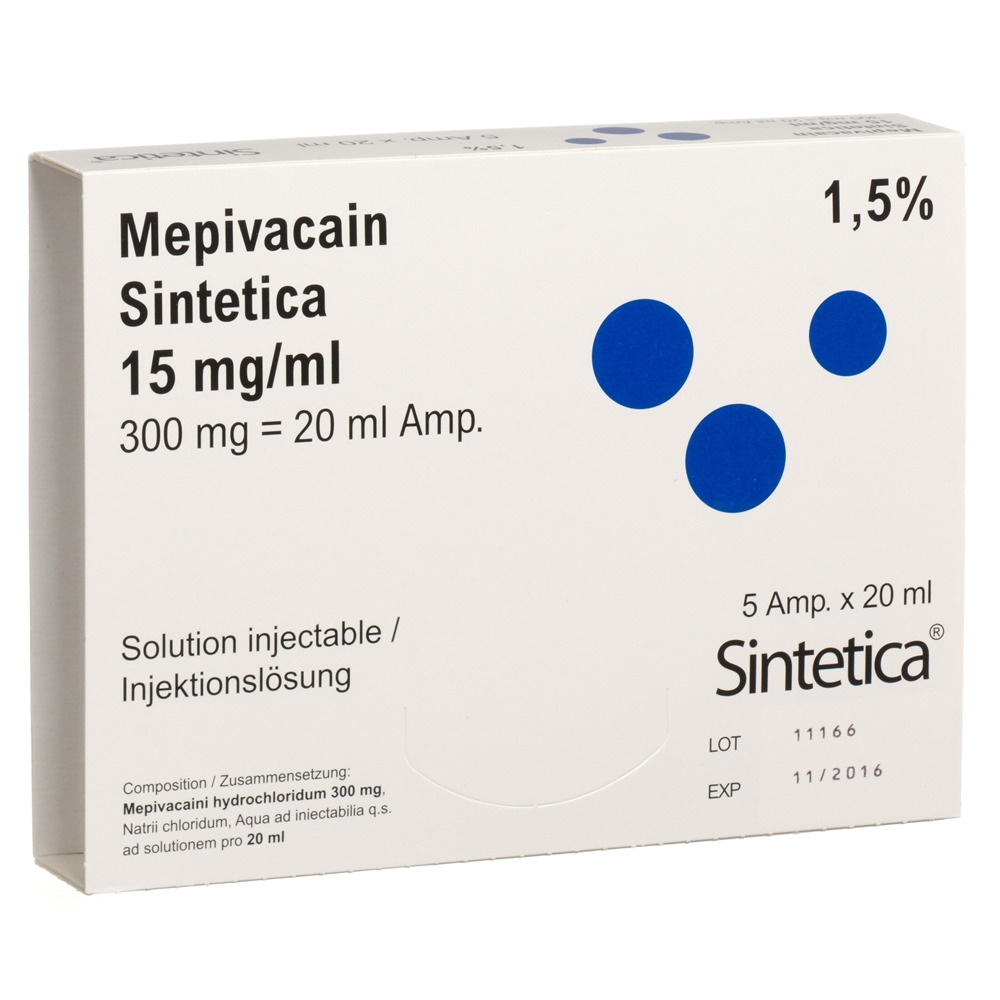 MEPIVACAINE Sintetica 1.5 %, Hauptbild