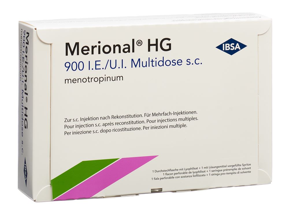 Merional HG multidose 900 IE, image principale Merional HG multidose 900 IE, image principale