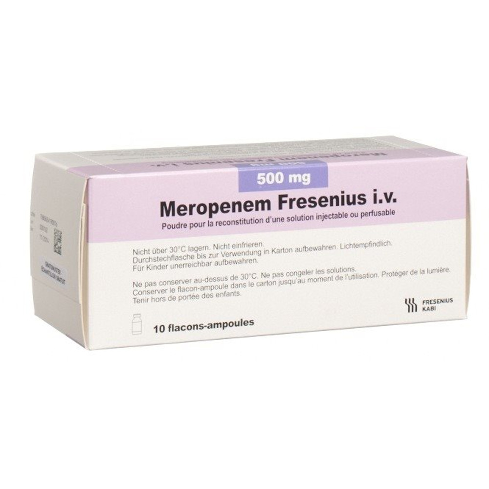 MEROPENEME Fresenius i.v. 500 mg, image 2 sur 2