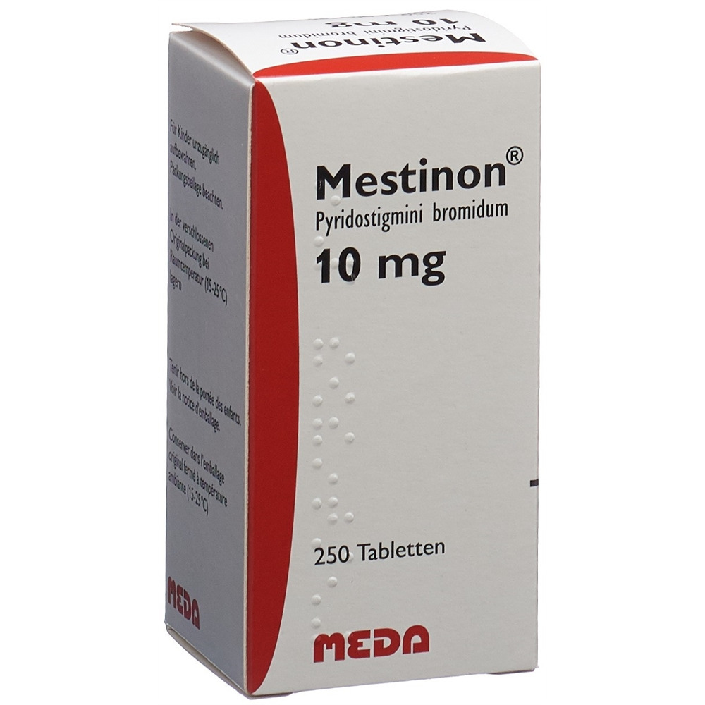 MESTINON cpr 10 mg fl 250 pce, image principale