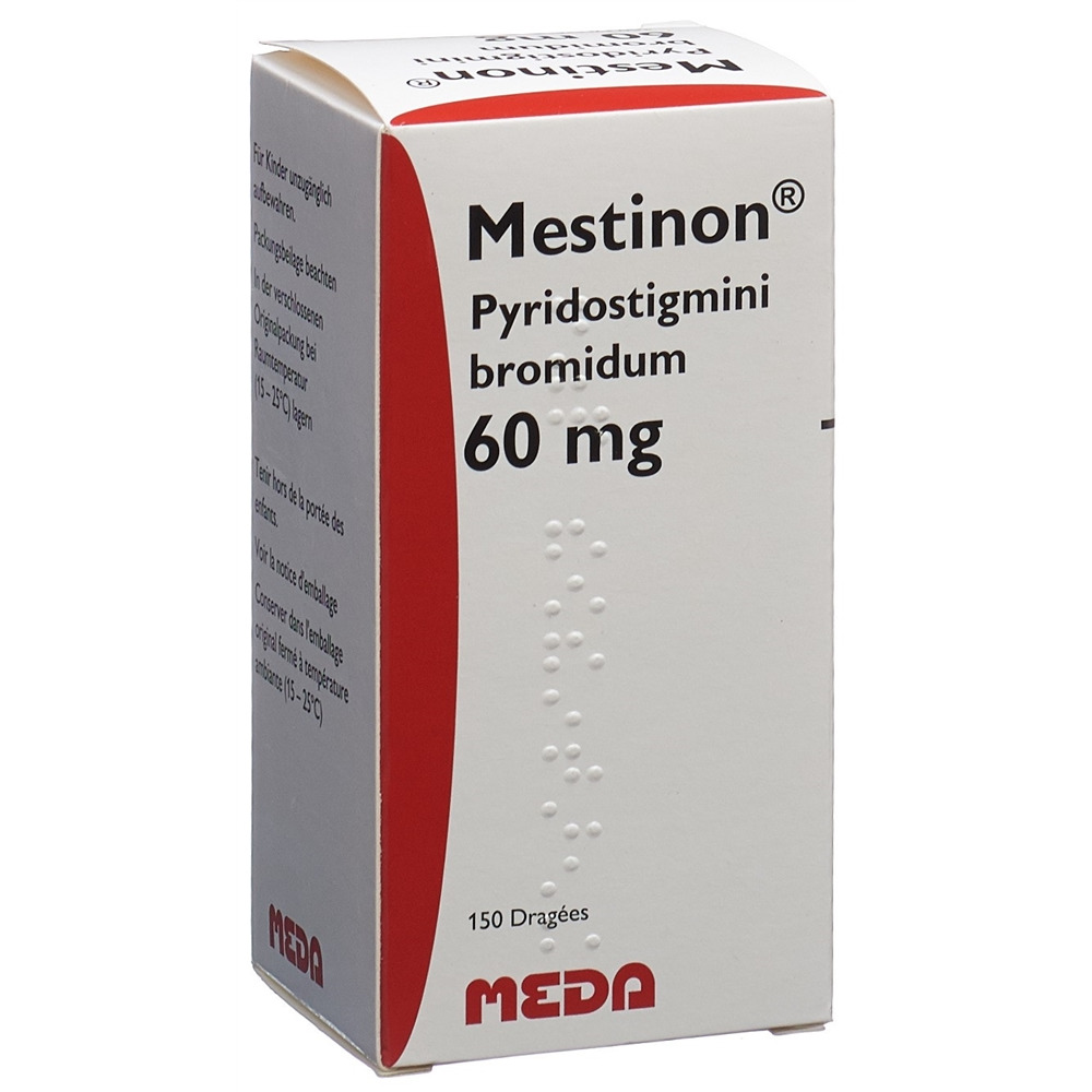 MESTINON drag 60 mg fl 150 pce, image principale