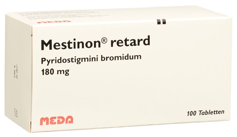 MESTINON Ret Tabl 180 mg Blist 100 Stk, Hauptbild