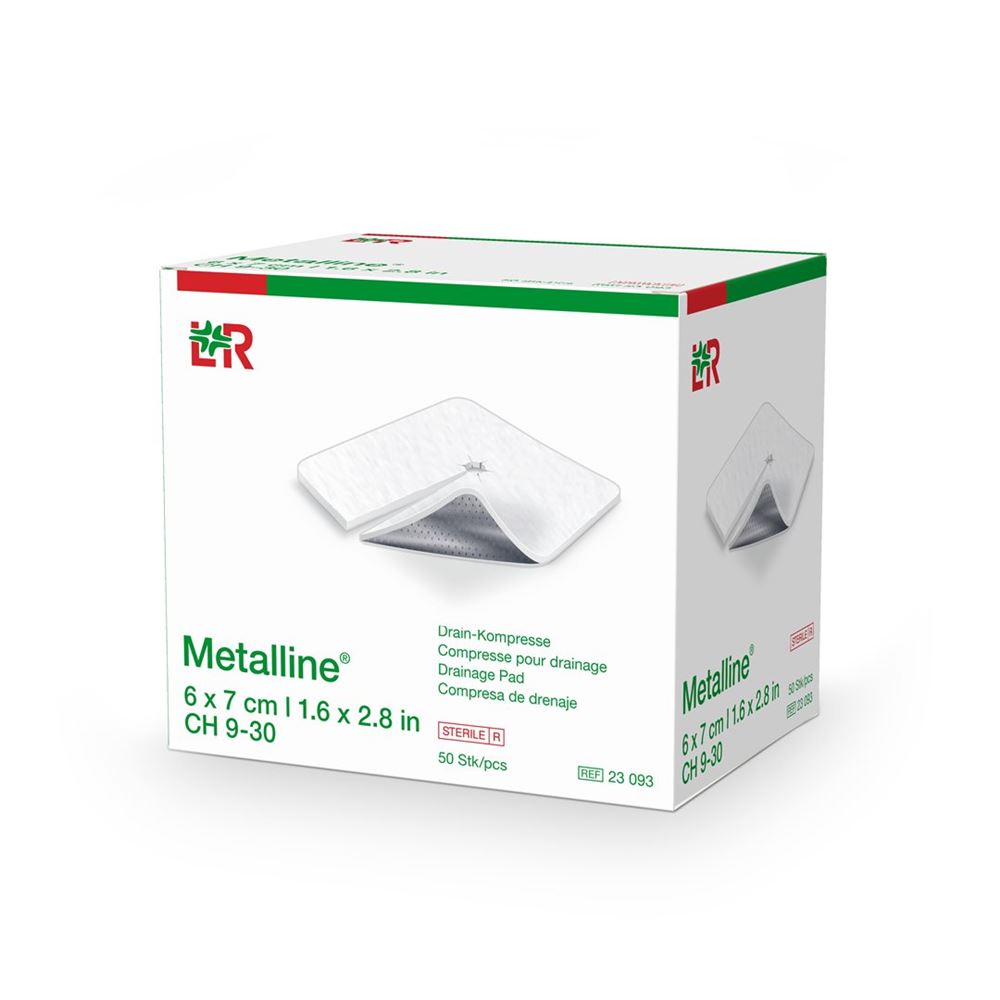 Metalline compresse pour drainage