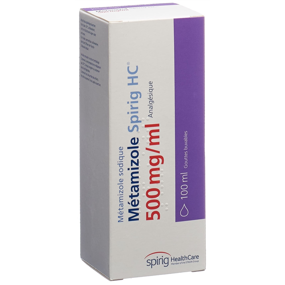 METAMIZOLE Spirig HC 500 mg/ml, image 2 sur 2