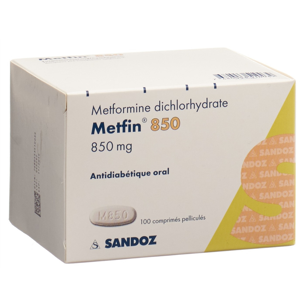 METFIN Filmtabl 850 mg Blist 100 Stk, Bild 2 von 2