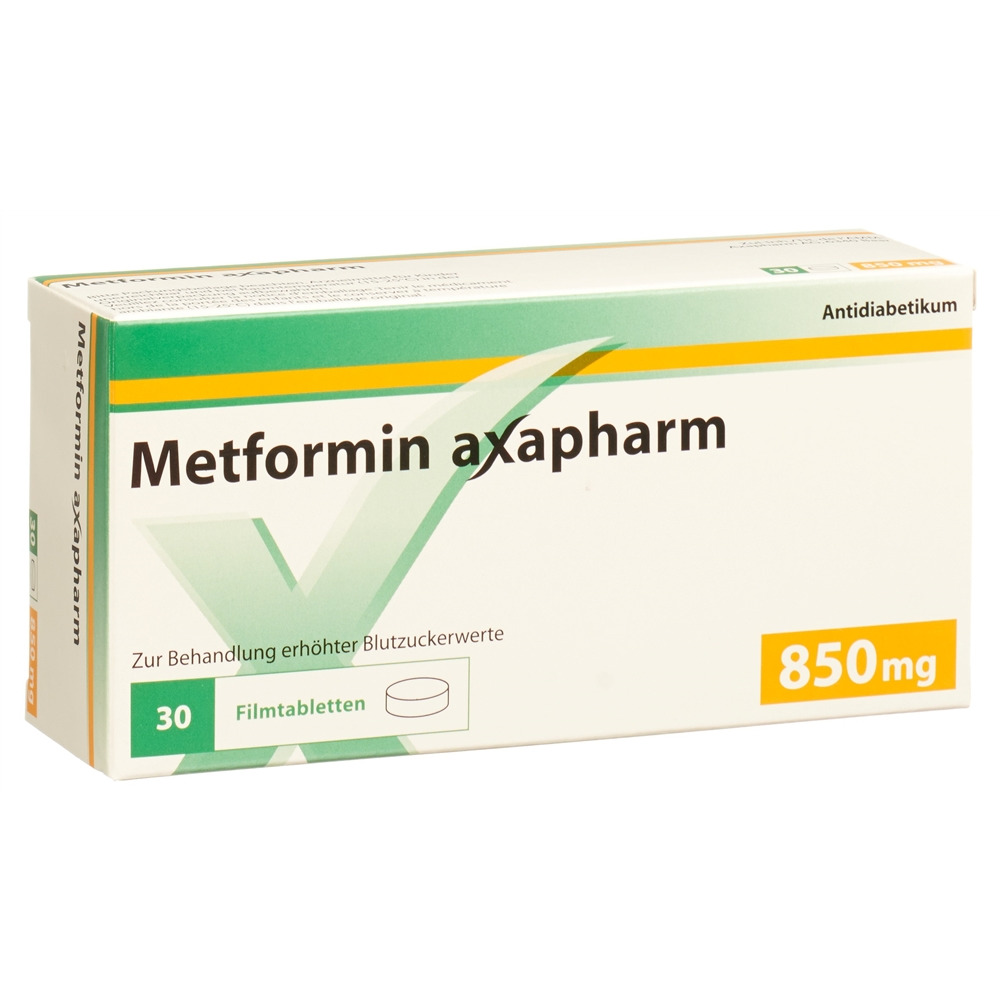 METFORMINE Axapharm 850 mg, Hauptbild