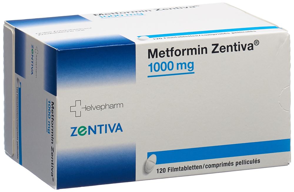 METFORMINE Zentiva 1000 mg, Hauptbild