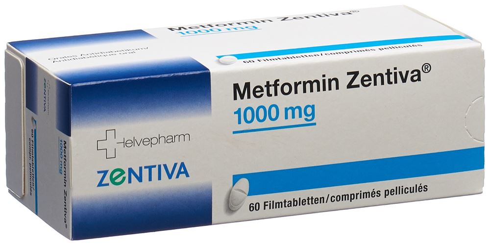 METFORMINE Zentiva 1000 mg, Hauptbild